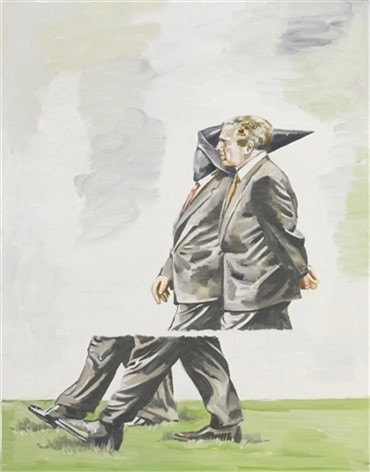Painting, Nikzad Nodjoumi (Nicky), Taking a Walk, 2005, 4345
